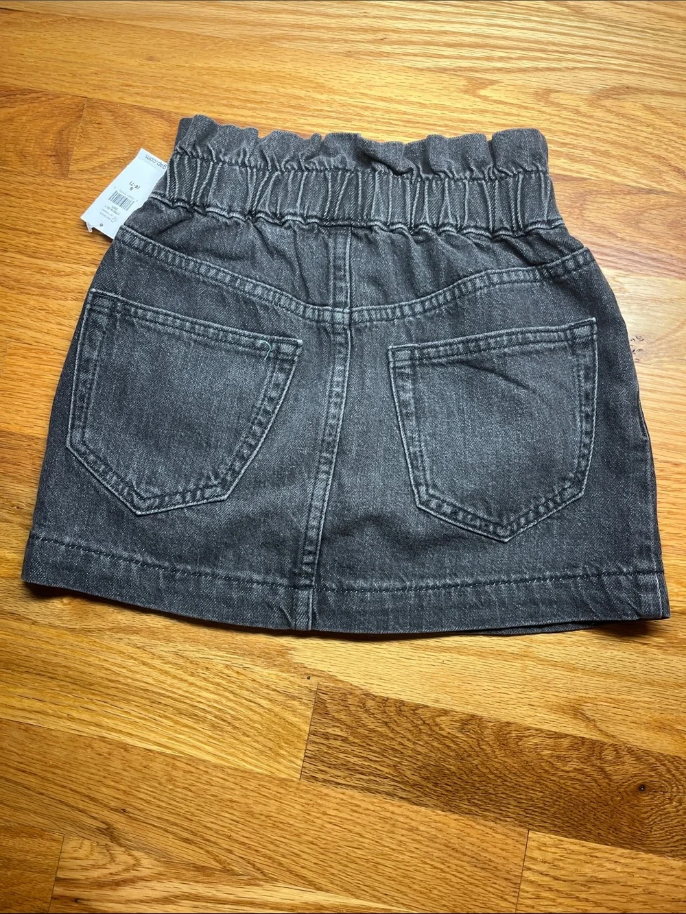 GAP Black Denim Mini Skirt Girls 6-7 NWT